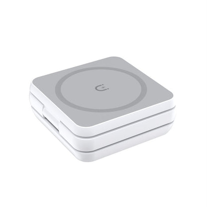 Magnetic Suction Wireless Charger & Folding Phone Holder