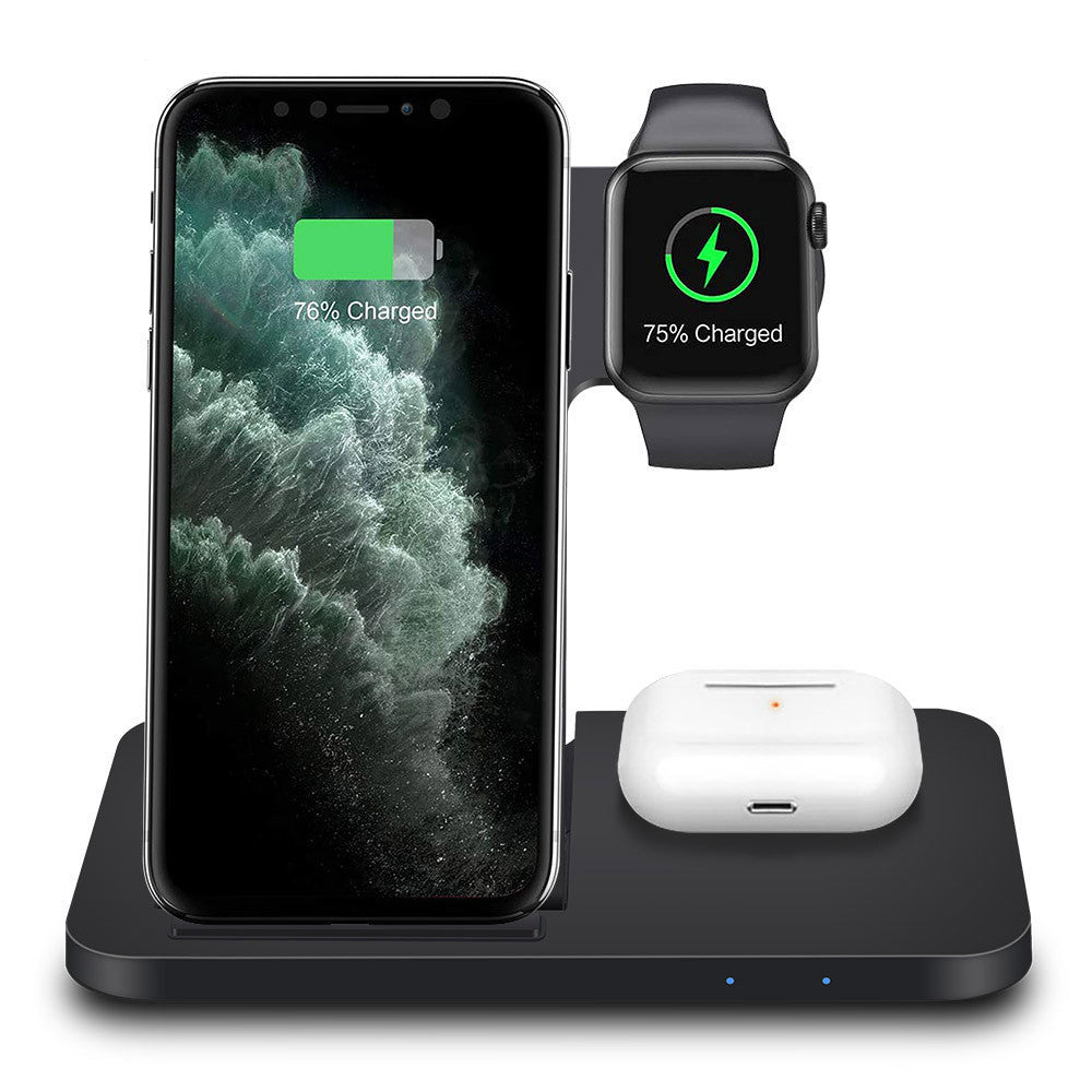 3-in-1 Folding Wireless Charger 15W Fast Charge