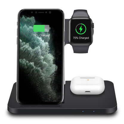 3-in-1 Folding Wireless Charger 15W Fast Charge