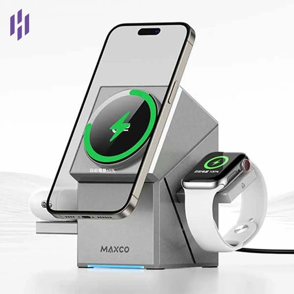 Qi2 Magnetic Touch Rotating Wireless Charger